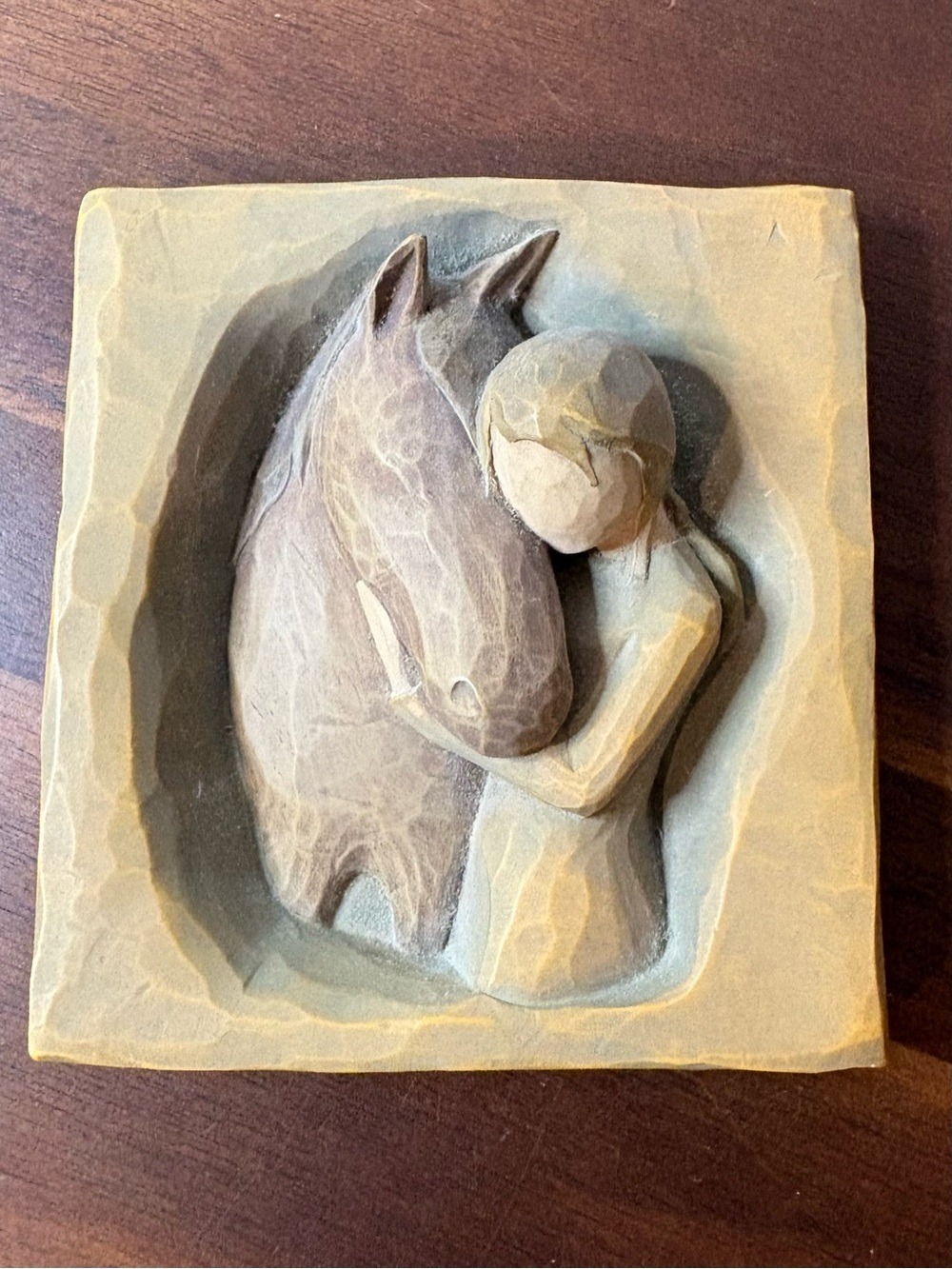 Willow Tree “Quiet Strength” Wall Plaque – Susan Lordi Horse Figurine Decor
